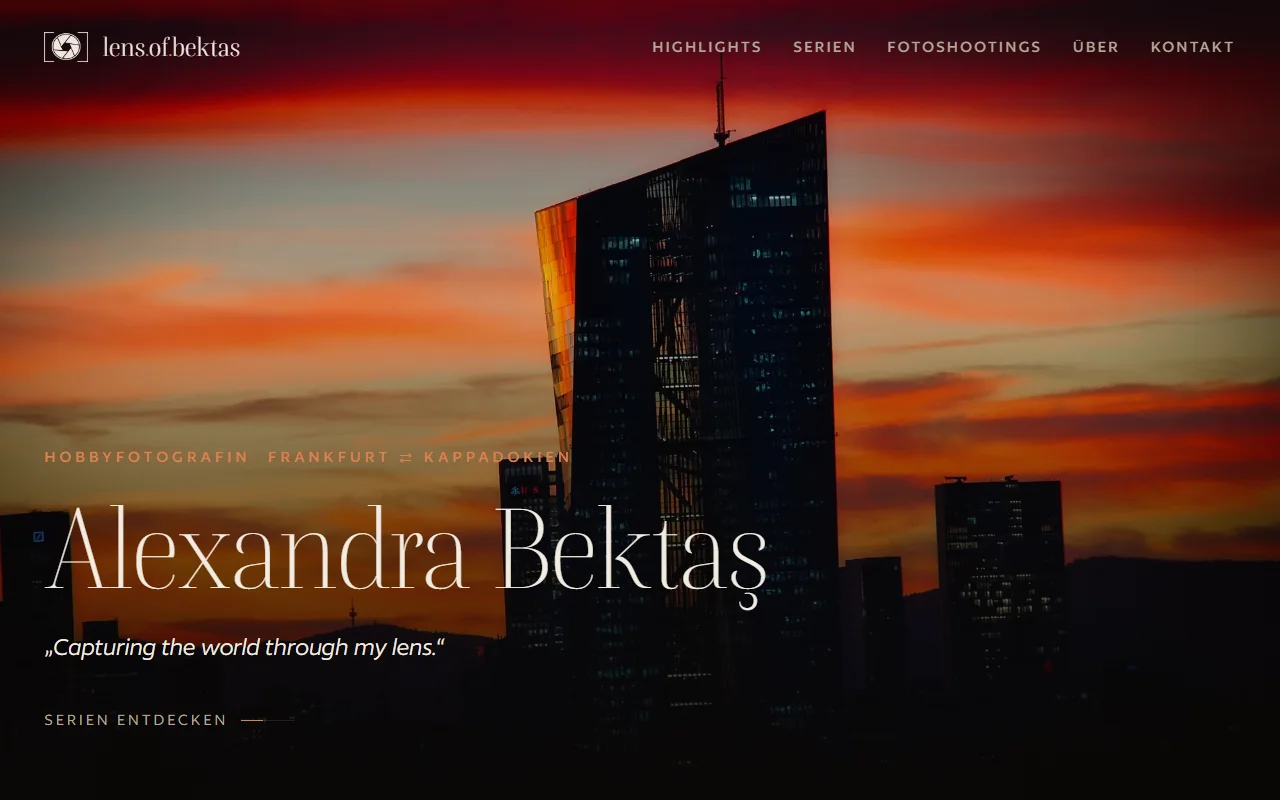 Startseite von lens.of.bektas